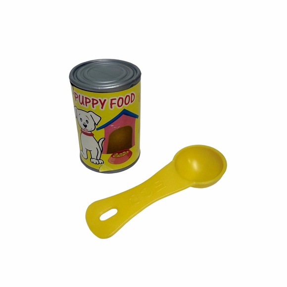 Vintage 90s Kids Play Pretend Food Lot Kitchen Accessories Bowls Plates Cups - Picture 6 of 6